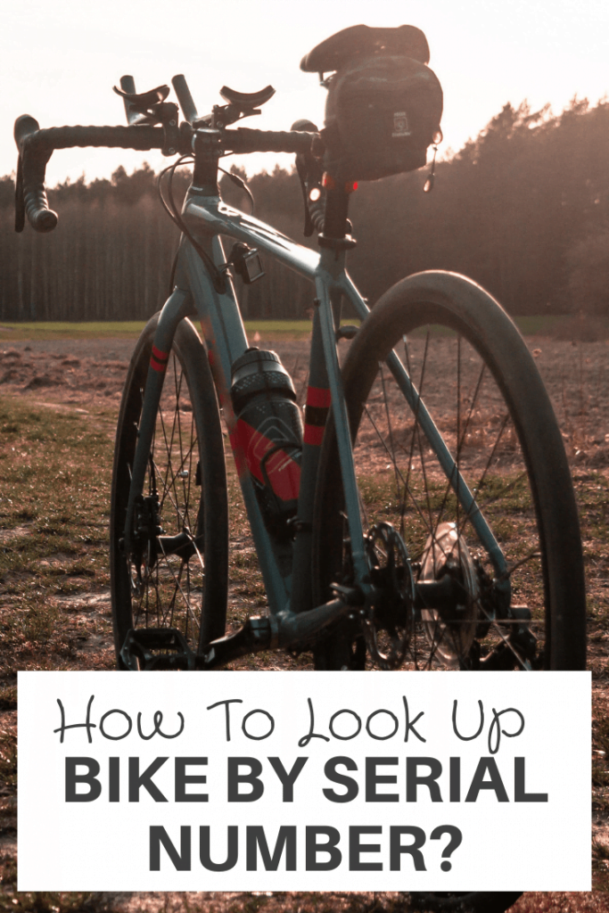How To Look Up Bike By Serial Number