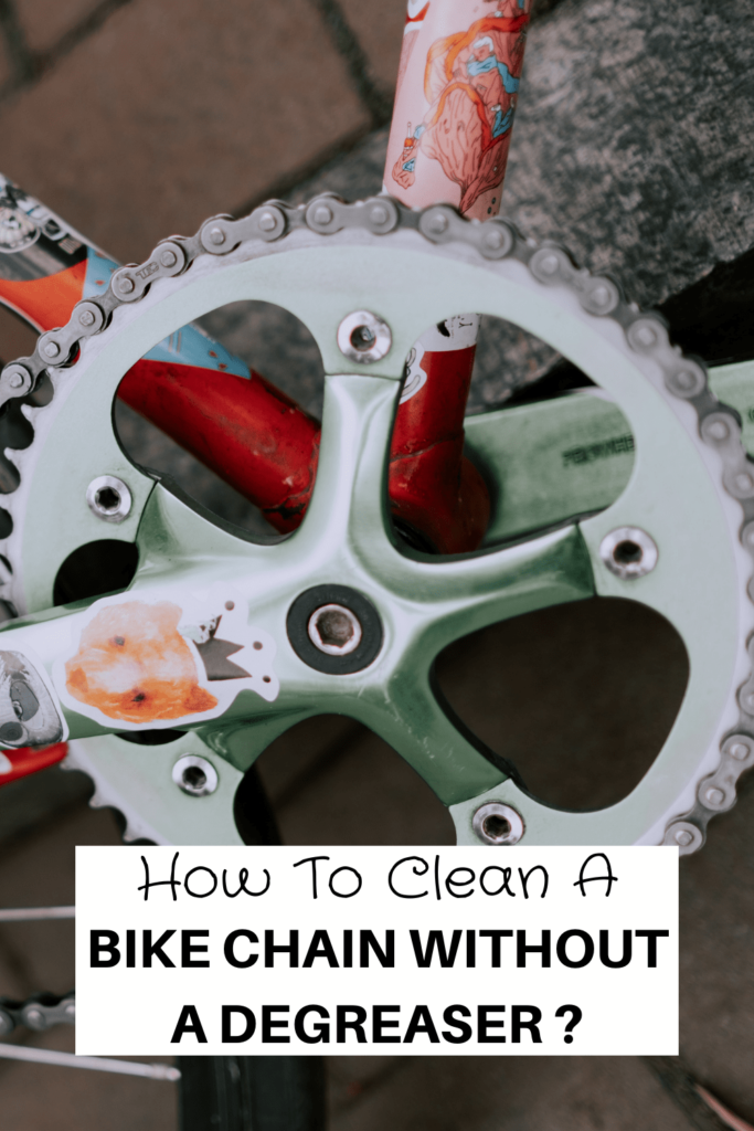 how to clean a bike chain without a degreaser